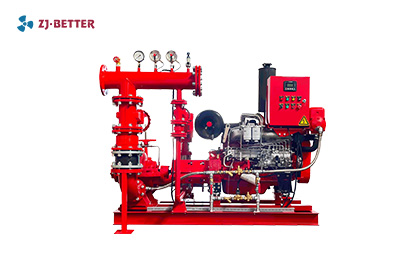 DJ fire pump set (Diesel pump+Jockey pump)